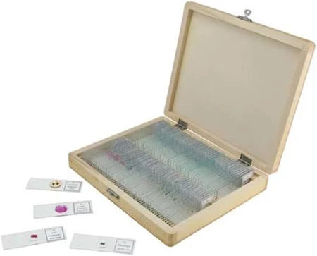 Celestron Prepared Microscope Slides 100 Piece Set